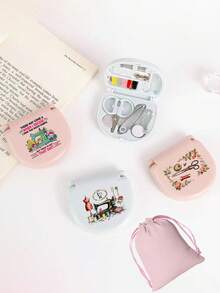 Flower Sewing Needle Case, Needle & Thread Storage Box, Pin Organizer - Floral Sewing Pattern Needle & Thread Storage Box, Sewing Needle Storage Tool, Without Needles, Needle & Thread Organizer Box, Holiday Birthday Gift, Perfect Gift For Sewists, Sewing Enthusiasts And Embroidery Artists - Multicolor - View 10
