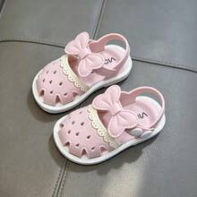 Vicvait Children's Pearl Heart Sandals, Korean Style Fashion Soft Bottom Sandals For Girls - Pink - View 7