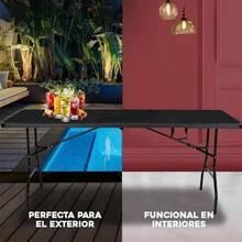 Outdoor Table - Black - View 5