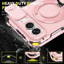 Order And Follow Store To Get Free Lanyard, New Arrival, First Launch Duo Foldable Phone Case With Sliding Lens Cover, Push-Window Kickstand, Anti-Drop Foldable Phone Case + Hand Strap Phone Case/Compatible With Samsung FOLD8/Z FLIP8/FLIP7FE/FLIP6/FOLD8ULTRA/FOLD7/FOLD6/Foldable Phone Case - Rose Gold - View 3