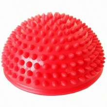 1pc Multi-Color (Random) Textured Half-Dome Exercise Balls - PVC, Soft And Durable, Ideal For Muscle Relaxation, Fitness Training And Balance Exercises, Balance Training Equipment | Colorful Exercise Gear | Pvc Construction, Exercise Additions - Multicolor - View 12