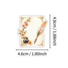 FUNISM 50pcs Waterproof Cute Stickers, Suitable For Water Bottles, Handmade Decoration, Scrapbooking And More - Multicolor - View 5