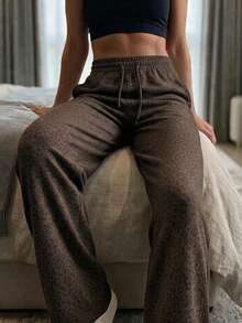Women Pants - Coffee Brown - View 3