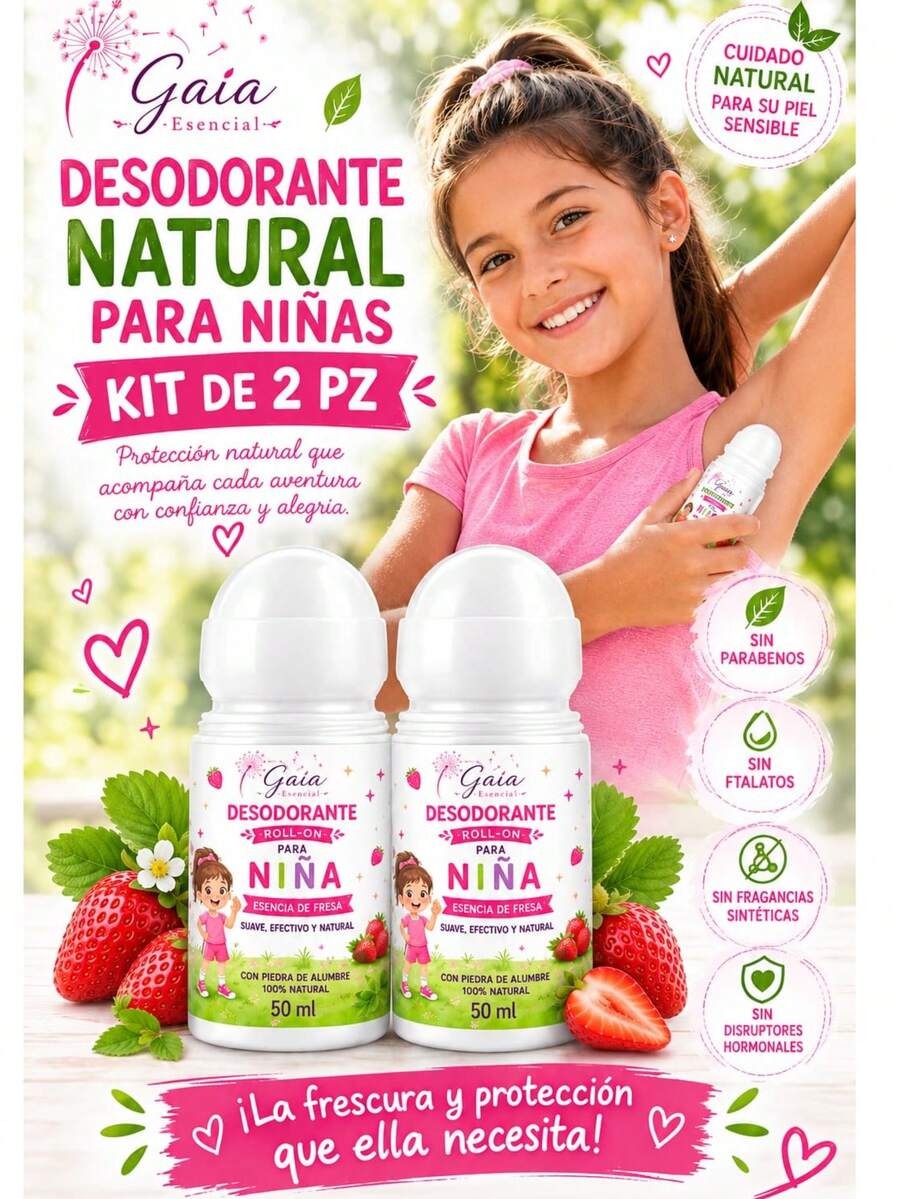 Body Deodorant - Strawberry - View 1