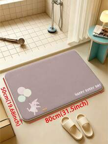 SANJIANGDI 1 buah Keset Dapur Kelinci Kecil Ungu Taro Wangi, Bahan Kasmir Imitasi 0,6mm, Lembut dan Dapat Dicuci dengan Mesin, Cocok untuk Dapur, Lorong, Kamar Mandi, Ruang Tamu, Pintu Masuk Luar Ruangan, dan Toilet, Dapat Digunakan Sepanjang Tahun dan Dapat Disesuaikan dengan Berbagai Kesempatan. - MultiWarna - View 12