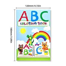 ABC Coloring Book For 2-6 Years Old Toddlers: Letter & Word Learning Activity Book | Christmas Stocking Stuffer Gift For Boys & Girls | Preschool Kindergarten Early Education Fun Book (54 Pages) - Multicolor - View 11