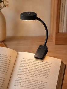 4pcs 4-LED Black/White Clip-On Book Light, Eye-Protection Reading Light, 3 Color Temperatures, Dimmable, Mini Portable Clip-On Reading Light (Battery Not Included) - Multi-color - View 14