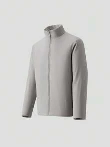 Beneunder Men's Air Down Jacket (Stand Collar, Mid-Warm) CL027 - Space Gray - View 15