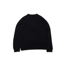 Sweatshirt Lengan Panjang Gaya Preppy dengan Logo Nike dan Tulisan Huruf Besar, Pria, Hitam - Hitam - View 2