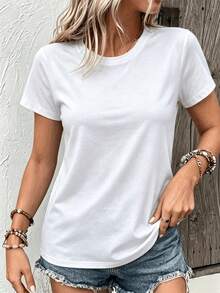 Women T-Shirts - White - View 1