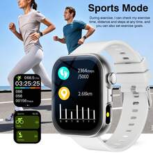 Unisex Smartwatch With Comfortable Silicone Strap, Supports Phone Calls, Message Notifications, Music Control, Alarm Function, 180mAh Battery Capacity, Compatible With Android And IOS Systems, Sporty Design - Multicolor - View 3
