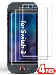 4 عبوات واقي شاشة زجاجي مقسى ل- Switch 2 موديل 2025، واقي شاشة شفاف عالي الوضوح مضاد للخدش، إكسسوارات متوافقة مع Switch 2، [7.9 بوصة] - مشاهدة 8
