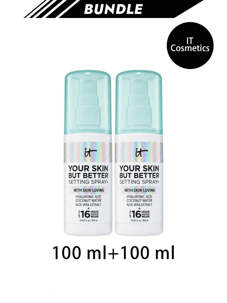 IT Cosmetics [Bundle] Your Skin But Better Setting Spray + 100 ml x 2 - Din hud, fast bättre - Visa 1