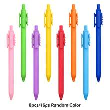Pulpen Ballpoint Kata Ledakan Kartun Aneka Warna (8pcs/16pcs). Menggabungkan onomatopoeia yang menyenangkan seperti BOOM dan POW, dengan warna-warna cerah dan menarik perhatian. Cara menulis yang halus dengan sistem klik. Cocok untuk pelajar, perencana, dan catatan kantor sehari-hari, alat tulis yang kreatif dan energik. - Beraneka warna - View 9
