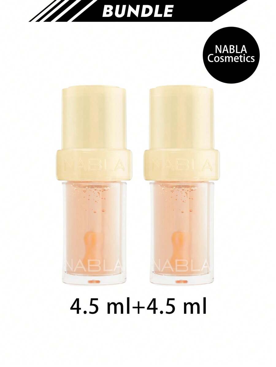 NABLA Cosmetics [حزمة] زيت الشفاه حلوة الشفاه بالعسل 4.5 مل * 2 - عسل - مشاهدة 1