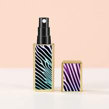 5ML Textured Leopard Print Square Perfume Refillable Bottle, Portable Travel Bottom-Fill Perfume Bottle - Multicolor - View 8