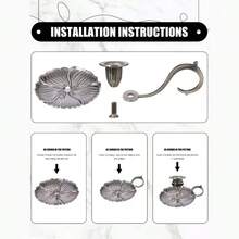 1 buah Tempat Lilin Logam Perunggu Antik dengan Pegangan, Tempat Lilin Pilar dengan Alas Bunga Teratai, Dudukan Lilin Meja Retro Eropa untuk Pesta Pernikahan, Makan Malam, Dekorasi Rumah, Ornamen Meja Romantis, Hadiah - 1 buah warna biru antik - View 7