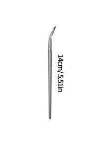 3Pcs Eyeliner Makeup Brushes,Precision Detail Brush For Eyeliner,Lip Liner,Eyebrow Outline,Portable Makeup Tool Set For Precise Edge Makeup Application - Silver - View 7