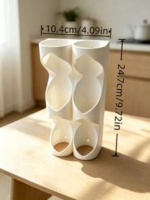 2/4 Hole Kitchen Storage Rack, Roll Storage Rack, Plastic Wrap Storage Rack, Designed For Installation On Shelves Or Under Cabinets, Can Store Baking Paper, Baking Mats, Plastic Wrap, Etc.; Each Compartment Can Hold 2 Rolls, Suitable For Storing Aluminum Foil, Baking Paper Or Other Similar Kitchen Roll Materials - Multicolor - View 11