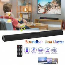 Barra de Som para TV e Home Cinema com 4 Alto-falantes de 20W - Preto - Visão 1