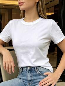 Women T-Shirts - White - View 1
