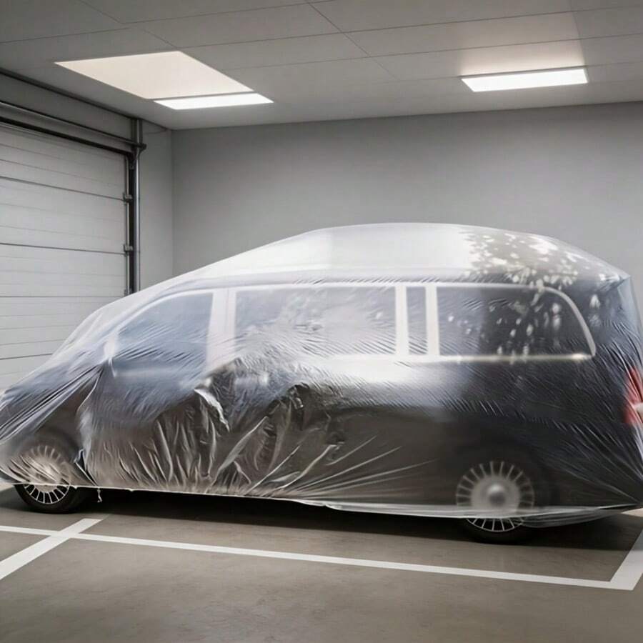 New Full Coverage Car Cover, All-Season Waterproof & Dustproof, Snug Fit Design For Full Vehicle Protection, UV Resistant, Rain & Dust Protection, No Washing Required, Portable Temporary Full Car Protection Cover, Garage Dust Protection Cover. Comprehensive Protection For Your Car From Rain & Dust/Portable Design