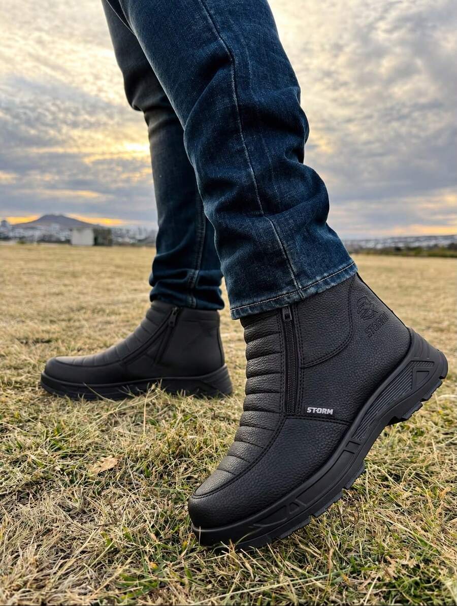 Men Industrial & Construction Boots - Black - View 1