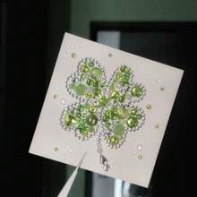 Miếng dán đá acrylic tự dính, decal đá quý pha lê nhiều màu hình hỗn hợp dùng trang trí trang điểm lễ hội, đồ thủ công DIY, ốp điện thoại và scrapbook - A - Xem 1