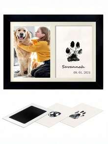 1 Set Inkless Touchless Pet Paw Print Kit, Suitable For Preserving Cat And Dog Paw Prints, Inkless Pet Paw Print Pad, Suitable For Newborn Hand And Footprint Keepsakes - one-size - View 6