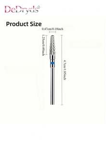 DeDryDS 1pc Stainless Steel Nail Drill Bit, Cutting Milling Grinding Head Accessory For Electric Nail Machine, Foot Care Tool - Multicolor - View 6