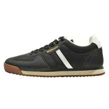 Lambretta Mens Diego Trainers - Black/White - View 3