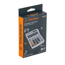Pocket Calculator, , 12-Digit, Solar And Battery Powered - A - View 3