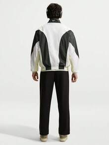 Nike 男款 AS M NK DF JACKET V&R 梭織無帽夾克 IM5888-102 - 黑與白 - 查看 5
