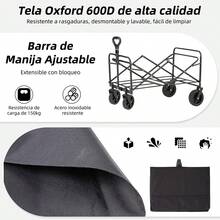 Carts & Wagons, Shopping Trolleys - Rubber Extended Flat Type 150L - View 9