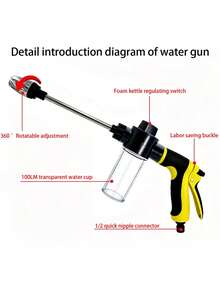 Expandable Magic Hose 25-150ft, High Pressure Car Wash, 7 Spray Functions, Water Gun, Garden Hose, Garden Tools - A - View 6