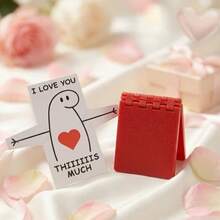 Multilingual Love Gift Box - "I Love You" Anniversary, Valentine's Day And Birthday Romantic Keepsake - Creative Trilingual Message Box For Boyfriend, Girlfriend And Couples - A - View 5