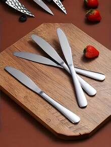 Stainless Steel Dinner Knife, Mirror Polished, Suitable For Home Gatherings And Restaurants, Dishwasher - View 2