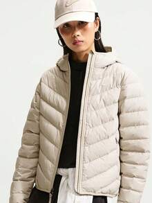 Nike Women's AS W NK TF DWN WPFR WRM JKT Down Jacket Thin Down Jacket - Short IF5884-236 - Brown - View 1