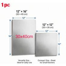 2026 New Style Non-Slip 304 Stainless Steel Cutting Board With Edge, Kitchen Countertop Cutting Board, Suitable For Food Preparation, Meat, Vegetables And Baking - Multicolor - View 11