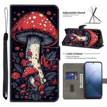 GLANDOTU PU Leather Wallet Phone Case, Cute Butterfly Design & Vintage Floral Pattern Flip Cover, With Card Slots And Magnetic Closure, Compatible With Multiple Brands And Models - Multicolor - View 5