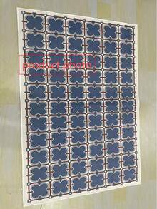 1pc Vintage Style Blue Plaid Decorative Rug, Living Room Carpet, Bedside Plush Rug, Autumn/Winter Rug, Thick Rug, Large Living Room Rug, Bedroom Rug, Living Room Home Decor, Outdoor Rug, Washable Rug - Multicolor 3 - View 6