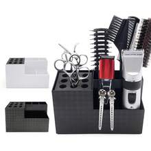 Hair Scissors Holder, Barber Shop Storage Rack, Tool Storage Box For Hair Combs, Clips And Brushes, Salon Scissors Block Stand - Storage Box - View 1