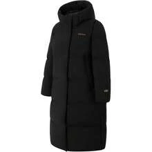 Adidas Women's Long Down Jacket, Winter Knee-Length Loose Fit 600 Fill Power Warm Down Coat KC2169 - Black - View 8