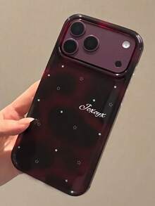 Retro Burgundy Amber Retro Leopard Print Phone Case Compatible With Iphone 18 Pro Max 18 Pro 17 Pro Max 17 Pro 17 16 Pro Max 16 Pro 16 15 Pro Max 15 Pro 15 14 Pro Max 14 Pro 14 13 Pro Max 13 Pro 13 12 Pro Max 12 Pro 12 11 Autumn Winter Shockproof Soft Back Cover ﻿ - Burgundy Amber - View 6