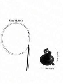3 Pieces Set (Strong Suction Cup + Rope Cat Teaser Wand + Realistic Butterfly Pendant) Fun Cat Toy, Home Cat Toy, Suction Cup Cat Teaser Accessory, A Great Way For Cats To Entertain Themselves And Burn Energy - Multicolor - View 11