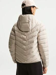 Nike Women's AS W NK TF DWN WPFR WRM JKT Down Jacket Thin Down Jacket - Short IF5884-236 - Brown - View 3