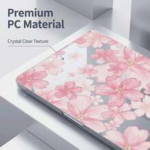 1pc Transparent Crystal Shockproof Protective Case, Suitable For MacBook/Matebook, Fully Transparent Hard PC Shell, With Heat Dissipation Holes, Snug Fit Laptop Shell, Compatible With 13 Neo/13.3 Air/13.3 Pro/13.6Air/14.2 Pro/15Air/16.2Pro/D16/14 Ultra - View 7