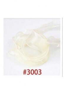 1.5 Inch Wide 10 Yards Transparent Organza Chiffon Ribbon, Suitable For Gift Wrapping, Wedding Bouquets, Crafts, Christmas And More - Multicolor - View 9