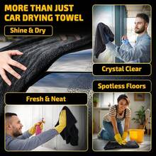 Ultra-Fine Microfiber Car Cleaning Towel, Super Absorbent Professional Car Detailing Cloth, Car Detail Product Absorbent Towel Durable Cleaning Cloth, Lint-Free Scratch-Free, Suitable For Cars, Trucks, SUVs And Home Maintenance Multi-Function Cleaning Towel - CC - View 4