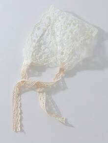 2件組時尚女款蕾絲花卉刺繡圖案柔軟防滑髮箍，彈性瑜伽運動髮帶髮飾，適合日常穿著與多種場合 - 彩色 - 查看 4